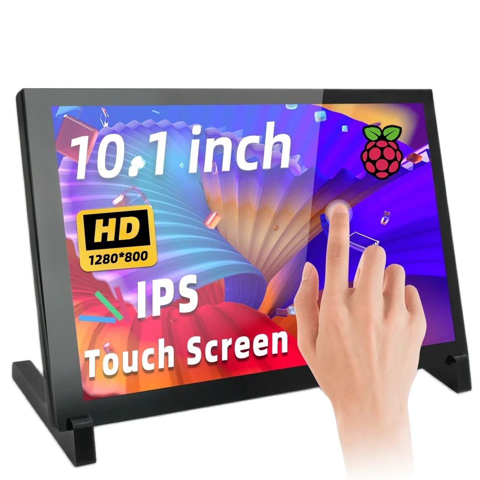 Raspberry Pi 10.1 Inch Capacitive Touch Screen Ips - IPistBit 10.1 インチ静電容量式タッチスクリーンポータブルモニター 1280x800 IPS ディスプレイ