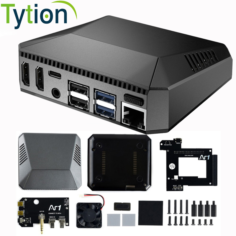 Argon One V3 M.2 Nvme Case - アルゴン1 V2ラズベリーパイ4アルミケース安全電源ボタンと冷却ファン温度管理