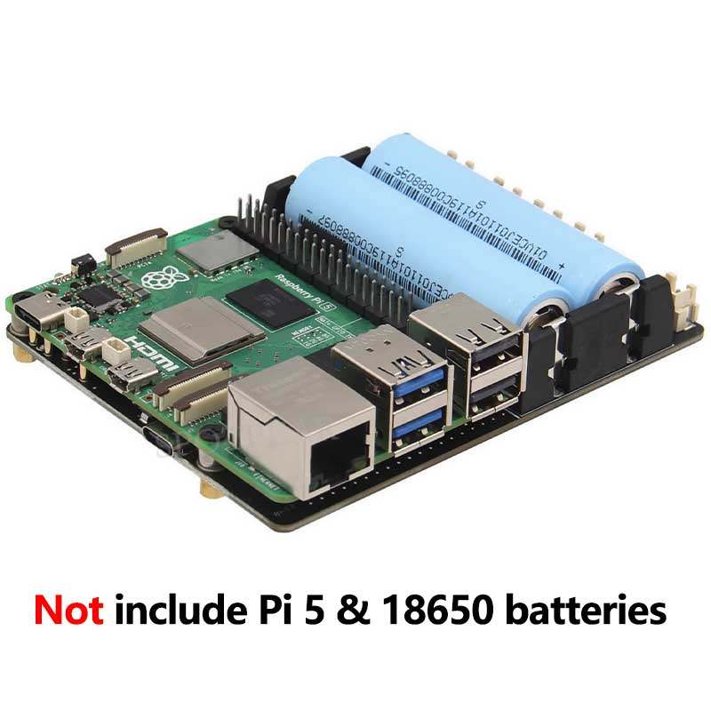 Raspberry Pi Uninterrupted Power Supply Ups 18650 - X1201 Raspberry Pi 5 UPS電源管理拡張ボード 18650無停電電源モジュール