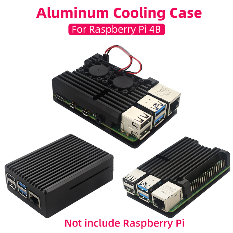 Raspberry Pi Water Cooling Kit - Raspberry Pi 4 モデル B 用アルミニウムケース