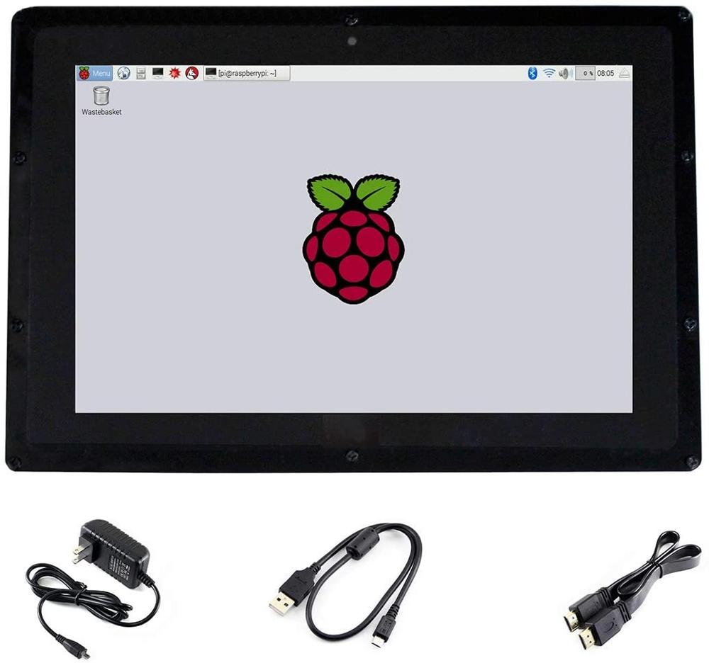 Raspberry Pi 10.1 Inch Capacitive Touch Screen Ips - 10.1 インチ容量性タッチスクリーン HDMI IPS LCD モニターディスプレイ