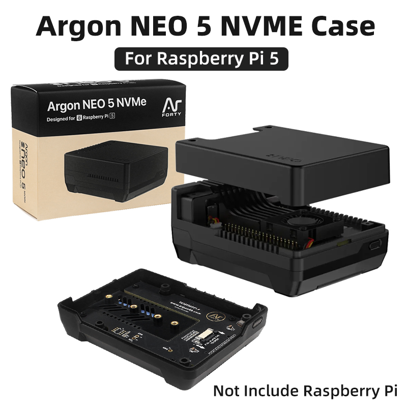 Argon One V3 M.2 Nvme Case - Argon NEO 5 M.2 NVME PCIE