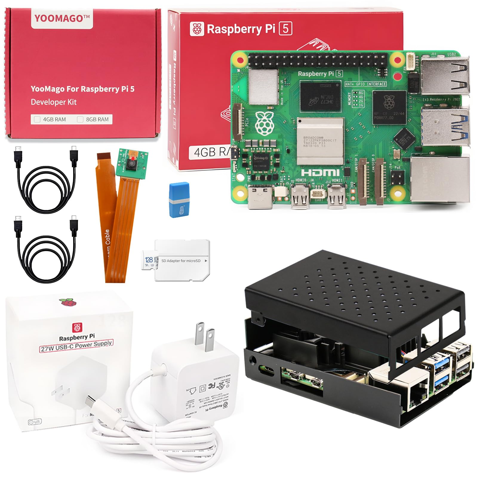 新しいオリジナル開発ボード Raspberry Pi 5 キ - Raspberry Pi 4 8Gb Ram Kit のレビューと価格