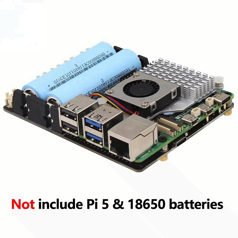 Raspberry Pi 5 18650 UPS ボード、5 - Raspberry Pi Uninterrupted Power Supply Ups 18650 のレビューと価格