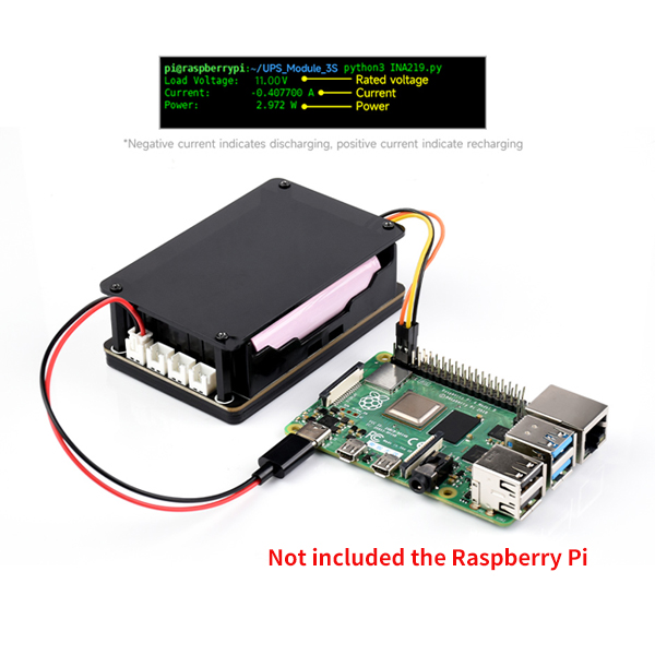 I2Cバス経由の無停電電源装置,raspberry pi 5 - Raspberry Pi Uninterrupted Power Supply Ups 18650 のレビューと価格