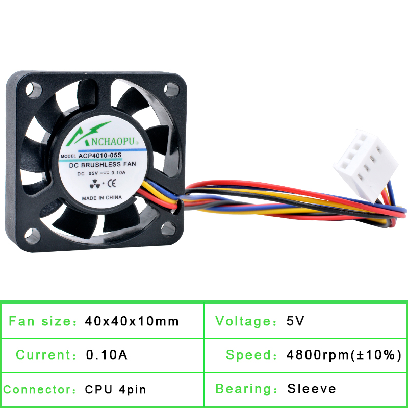 ANCHAOPU 4cm 40mm ファン 40x40x10 - Raspberry Pi Water Cooling Kit のレビューと価格