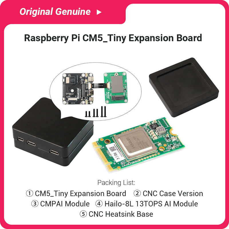 Hailo 8L AIモジュールとCNCケースを備えたRas - Raspberry Pi Ai Kit Hailo-8L のレビューと価格