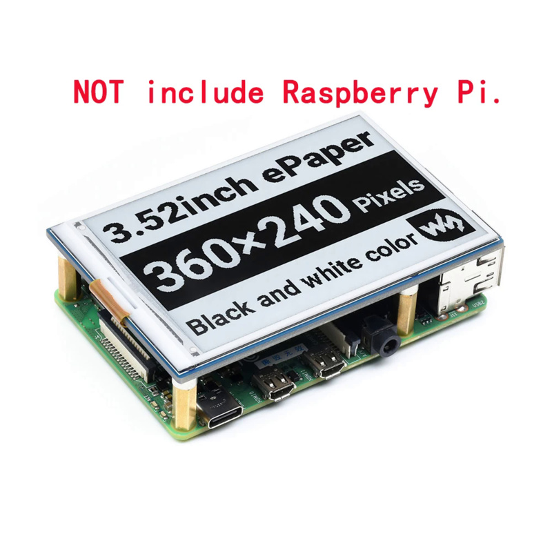 3.5インチEインク電子ペーパーディスプレイスクリーンHAT - Raspberry Pi 4 8Gb Ram Kit のレビューと価格