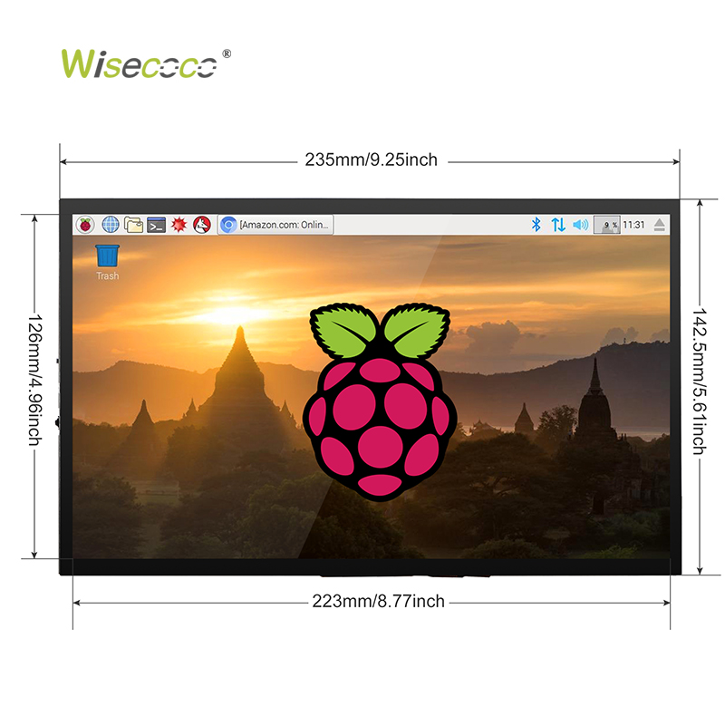 5 7 10.1インチ 1024*600 HD IPSパネル - Raspberry Pi 10.1 Inch Capacitive Touch Screen Ips のレビューと価格