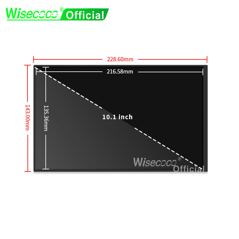 Wisecoco 10.1インチ容量性タッチスクリーンips - Raspberry Pi 10.1 Inch Capacitive Touch Screen Ips のレビューと価格