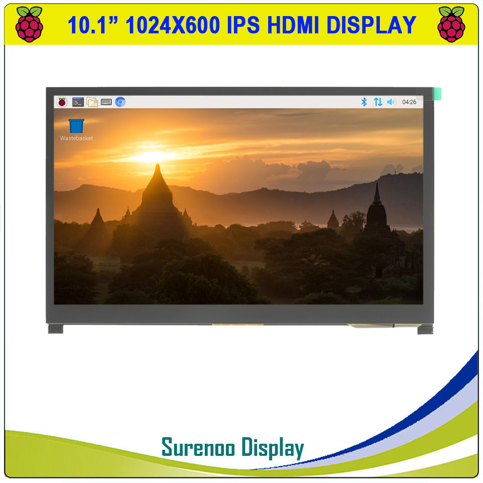 10.1インチ 1024*600 HDMI対応 IPS TF - Raspberry Pi 10.1 Inch Capacitive Touch Screen Ips のレビューと価格