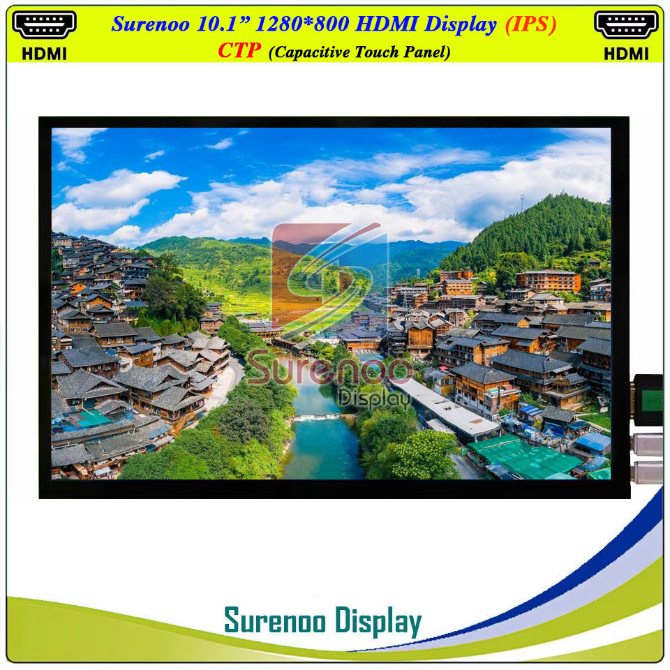 10.1インチ 1280*800 HDMI対応 LCDモジュ - Raspberry Pi 10.1 Inch Capacitive Touch Screen Ips のレビューと価格