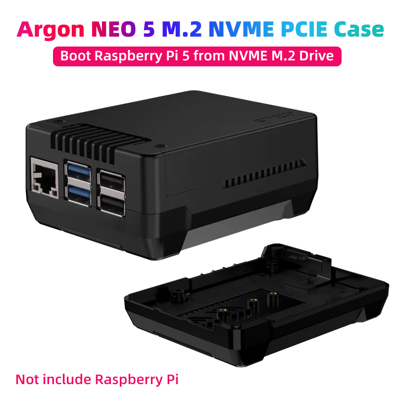 Nvme-Raspberry Piのケース,Nvme-cie - Argon One V3 M.2 Nvme Case のレビューと価格