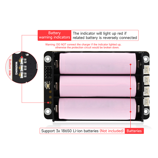 Raspberry Pi 5 UPS HAT、18650リチ - Raspberry Pi Uninterrupted Power Supply Ups 18650 のレビューと価格