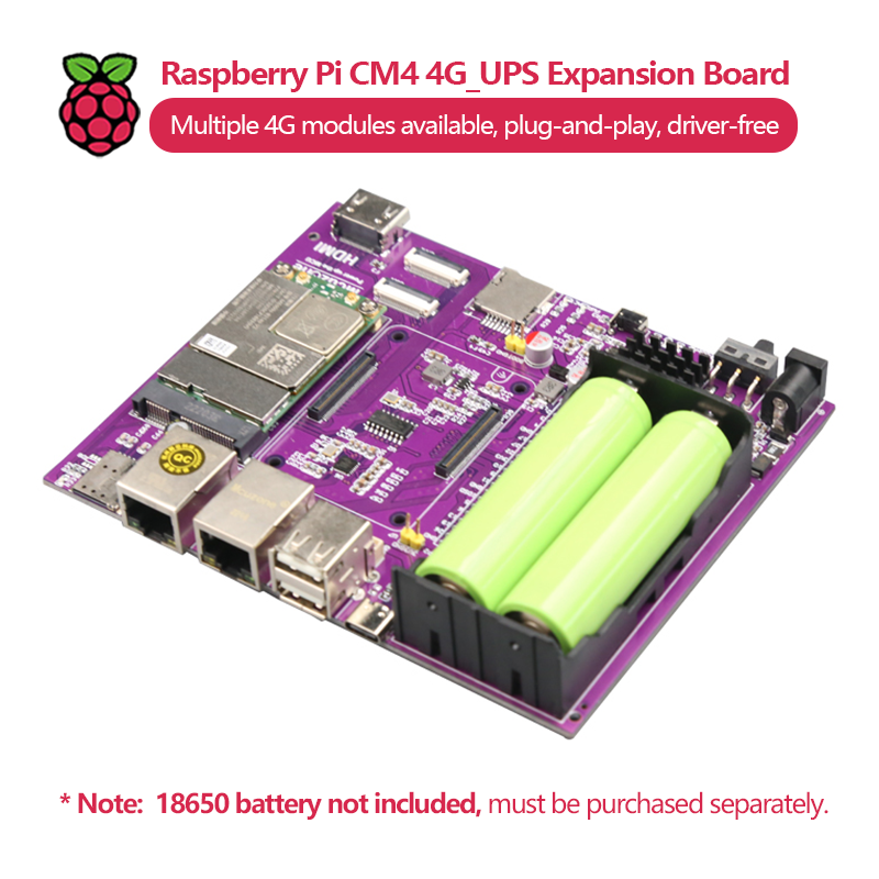 Raspberry Pi CM4 4G_UPS 無停電電源装 - Raspberry Pi Uninterrupted Power Supply Ups 18650 のレビューと価格